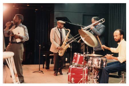 Amiri Baraka with Blue Ark in NYC 1985