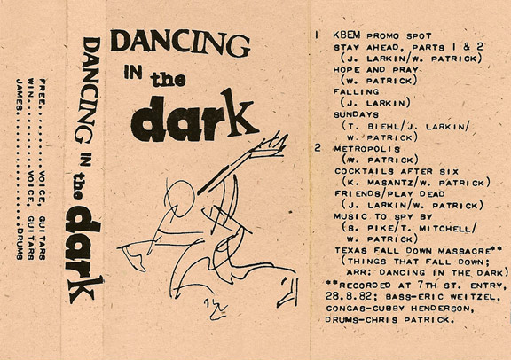 Dancing In The Dark cassette cover